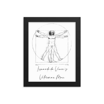 Leonardo da Vinci's Vitruvian Man Framed Print