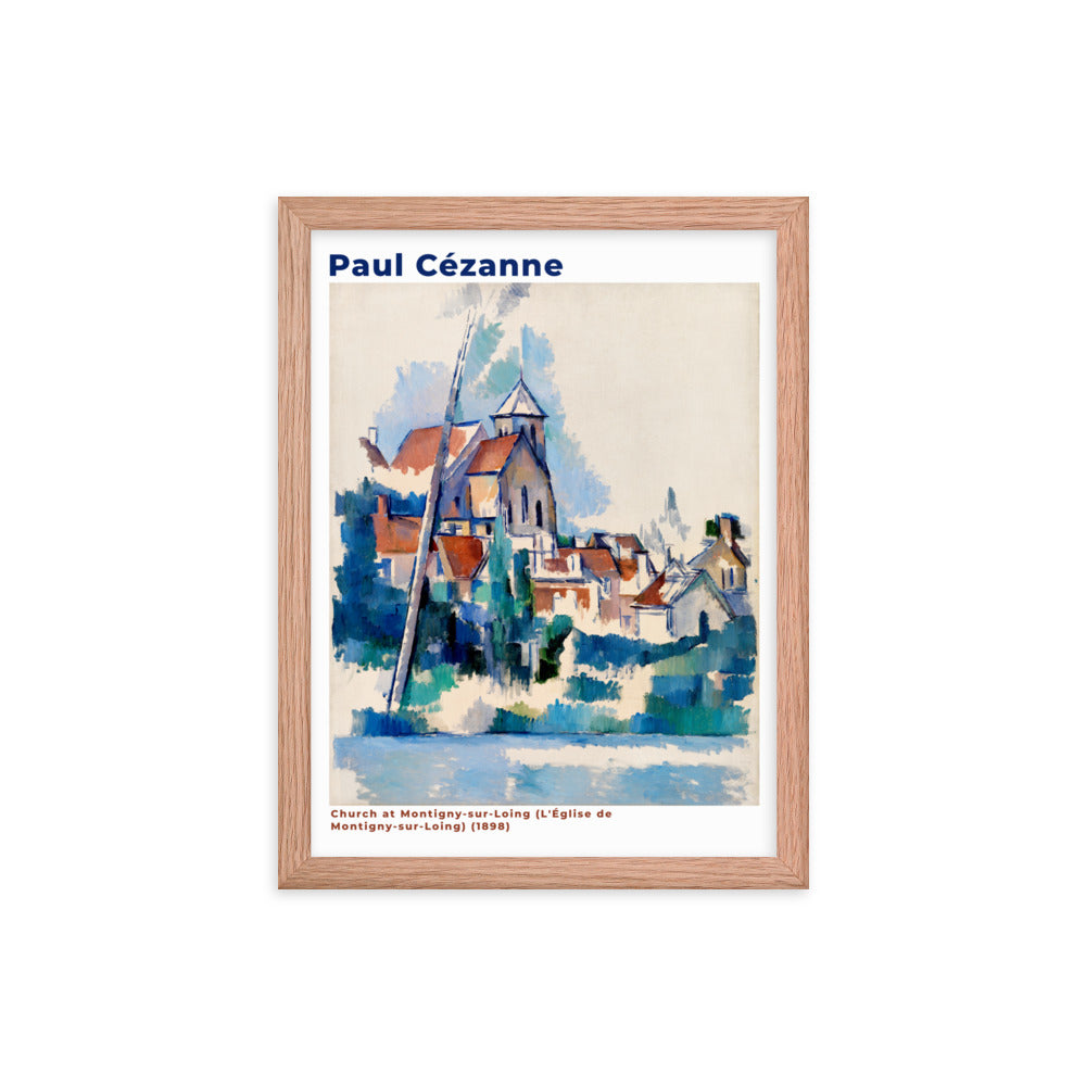 Church at Montigny-sur-Loing by Paul Cezanne Framed Print