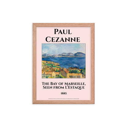 The Bay of Marseille, Seen from L’Estaque by Paul Cezanne Framed Print
