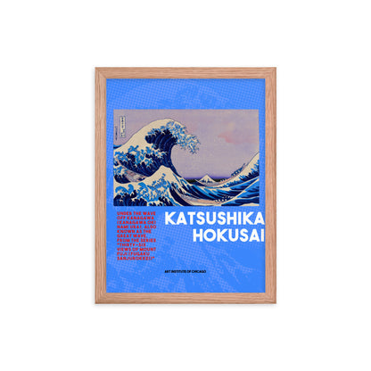 The Great Wave Off Kanagawa - Hokusai Framed poster