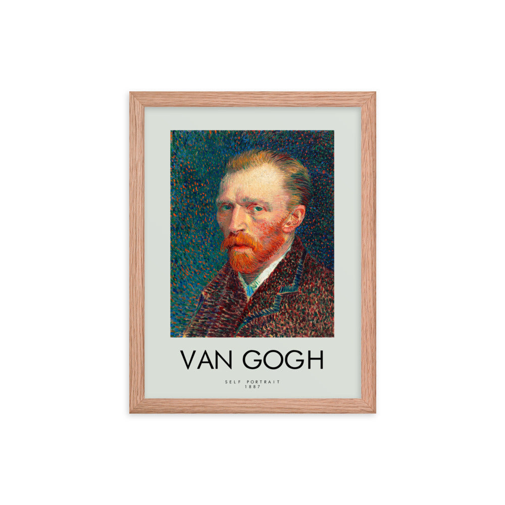 Van Gogh Self Portrait 1887 Framed Print