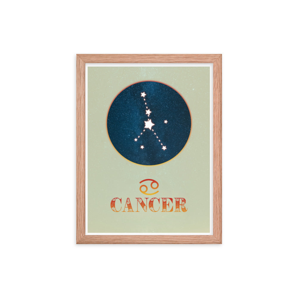 Cancer Zodiac Framed Print