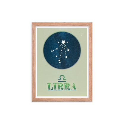 Libra Zodiac Framed Print