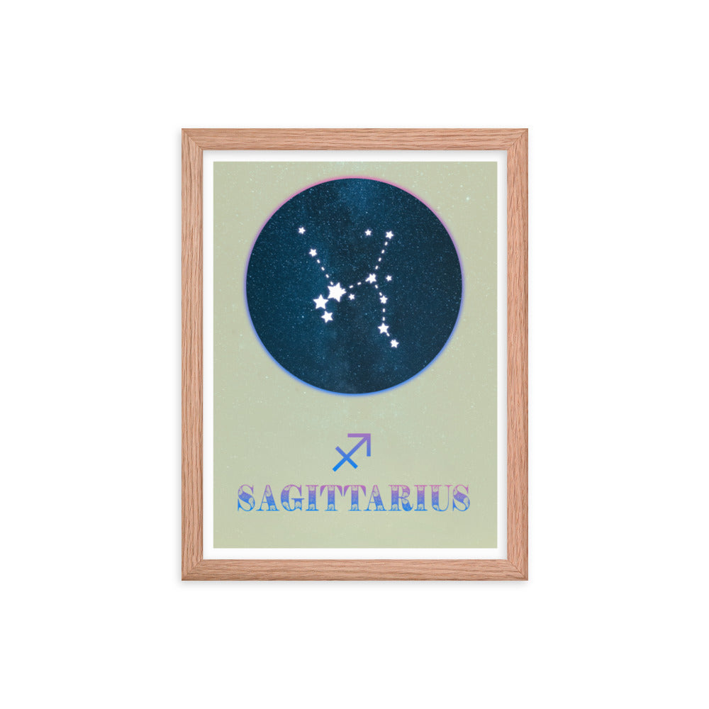 Sagittarius Zodiac Framed Print