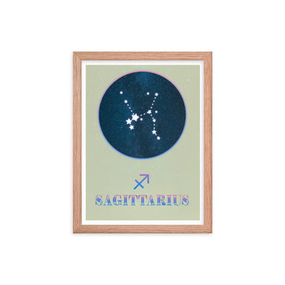 Sagittarius Zodiac Framed Print