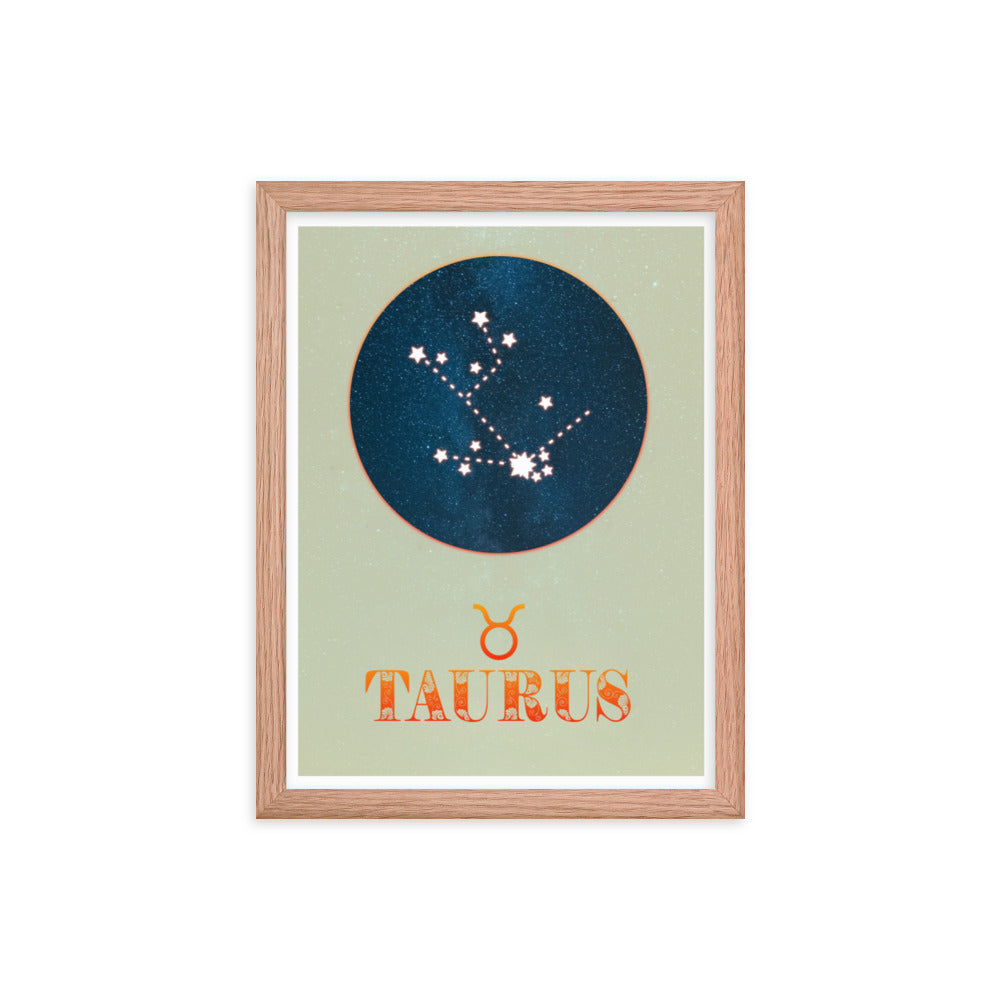 Taurus Zodiac Framed Print