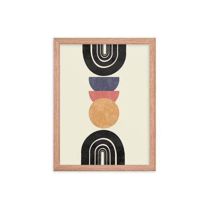 Arches and Sun Moons Framed Print