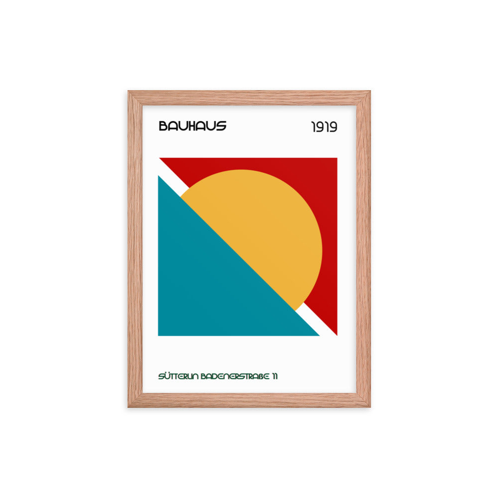 Sutterlin Badenerstrasse Bauhaus Framed Print