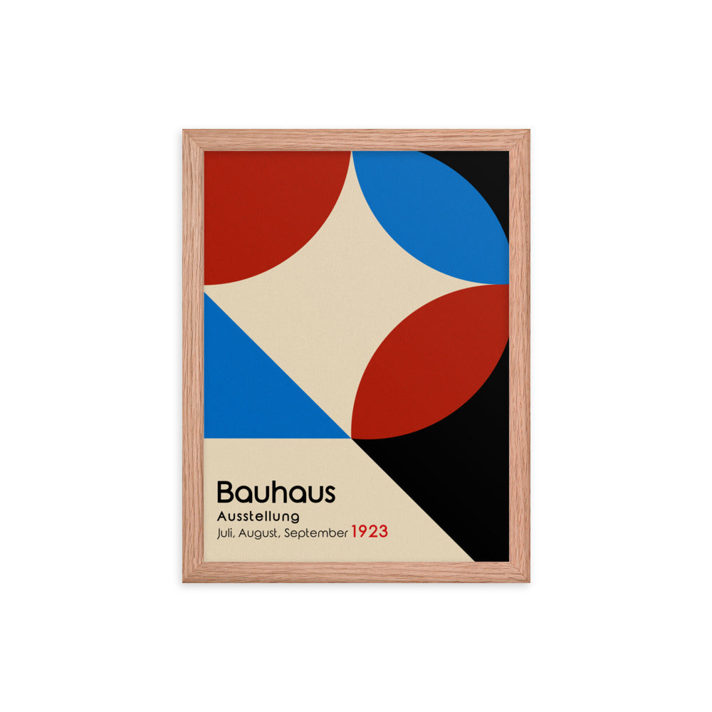 Bauhaus Shapes Framed Print