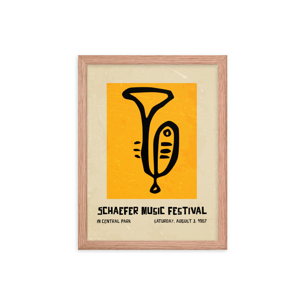 Central Park Jazz Festival 1967 Framed Print