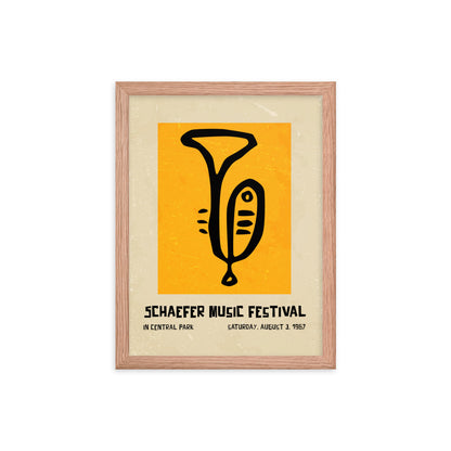 Central Park Jazz Festival 1967 Framed Print