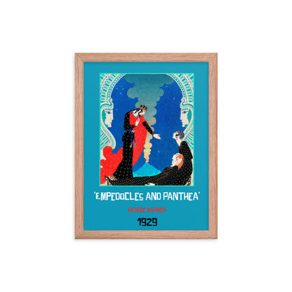 Empedocles and Panthea (1929) Framed Print