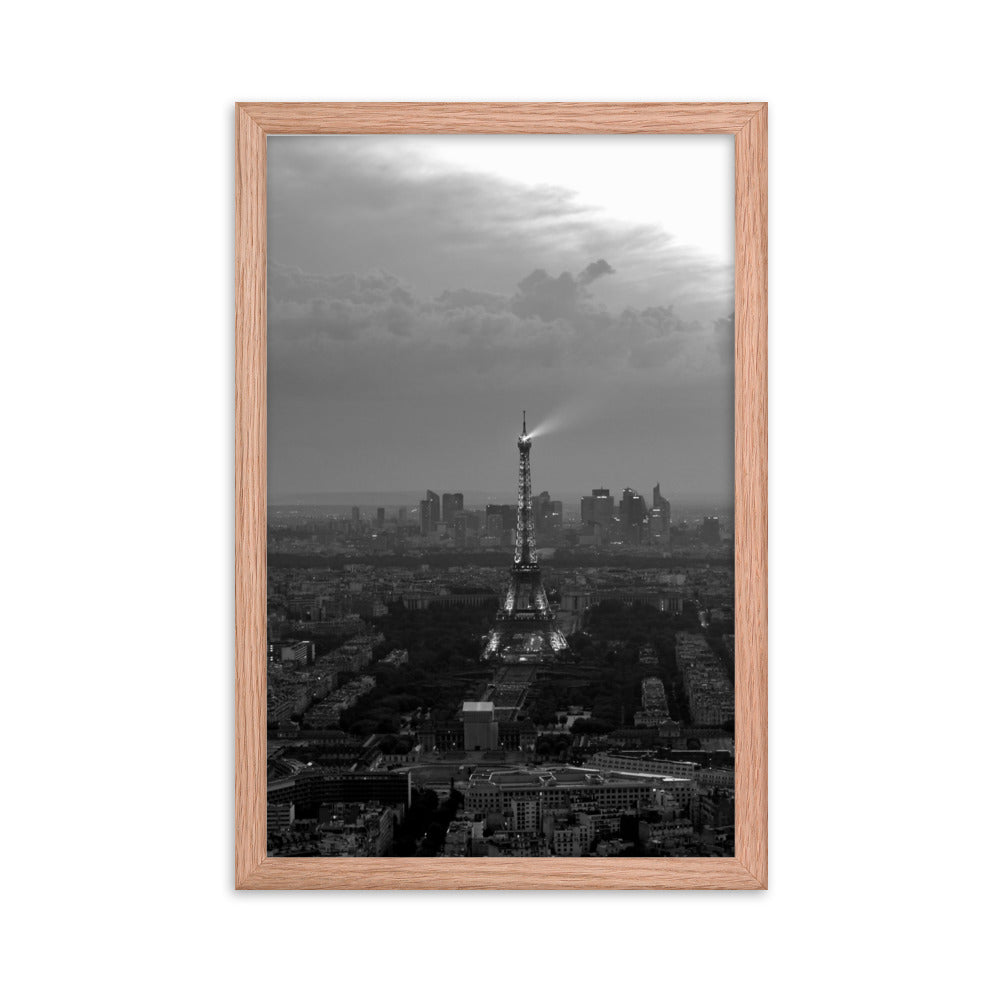 Paris Skyline Framed Print