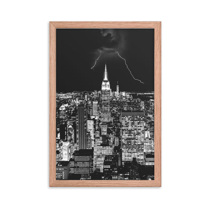 New York Skyline Framed Print