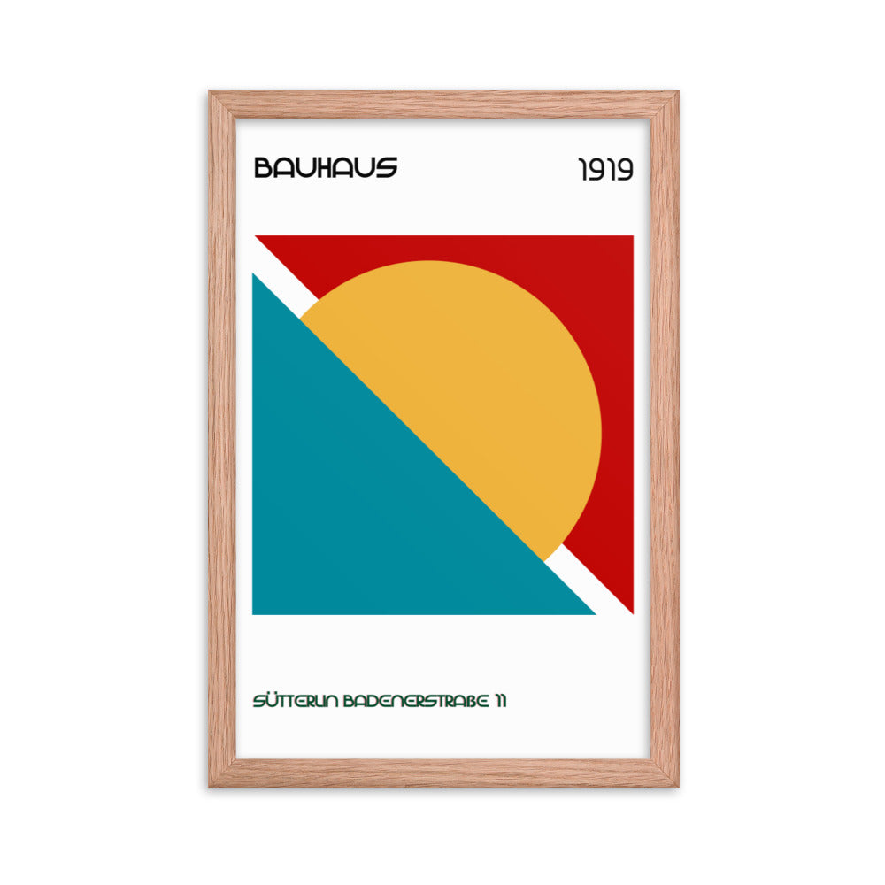 Sutterlin Badenerstrasse Bauhaus Framed Print