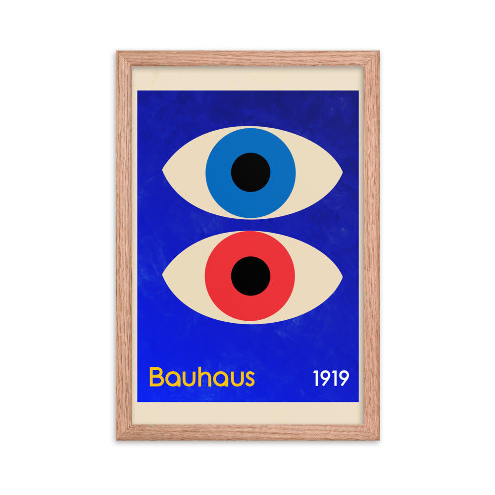 Bauhaus Eyes Framed Print