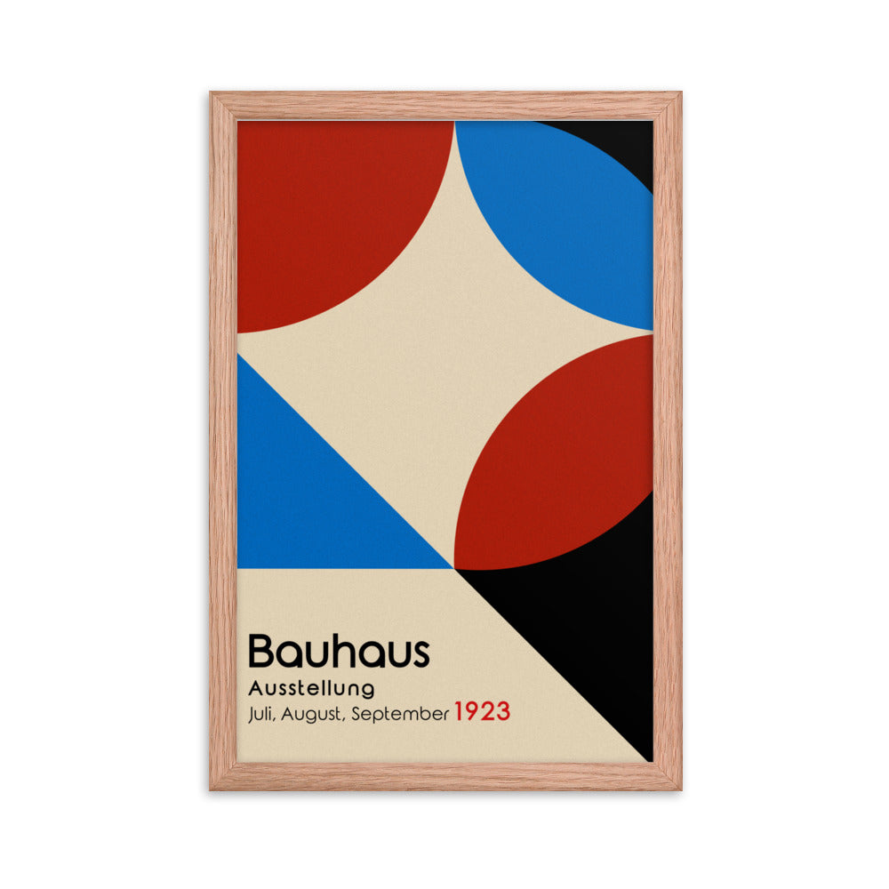 Bauhaus Shapes Framed Print