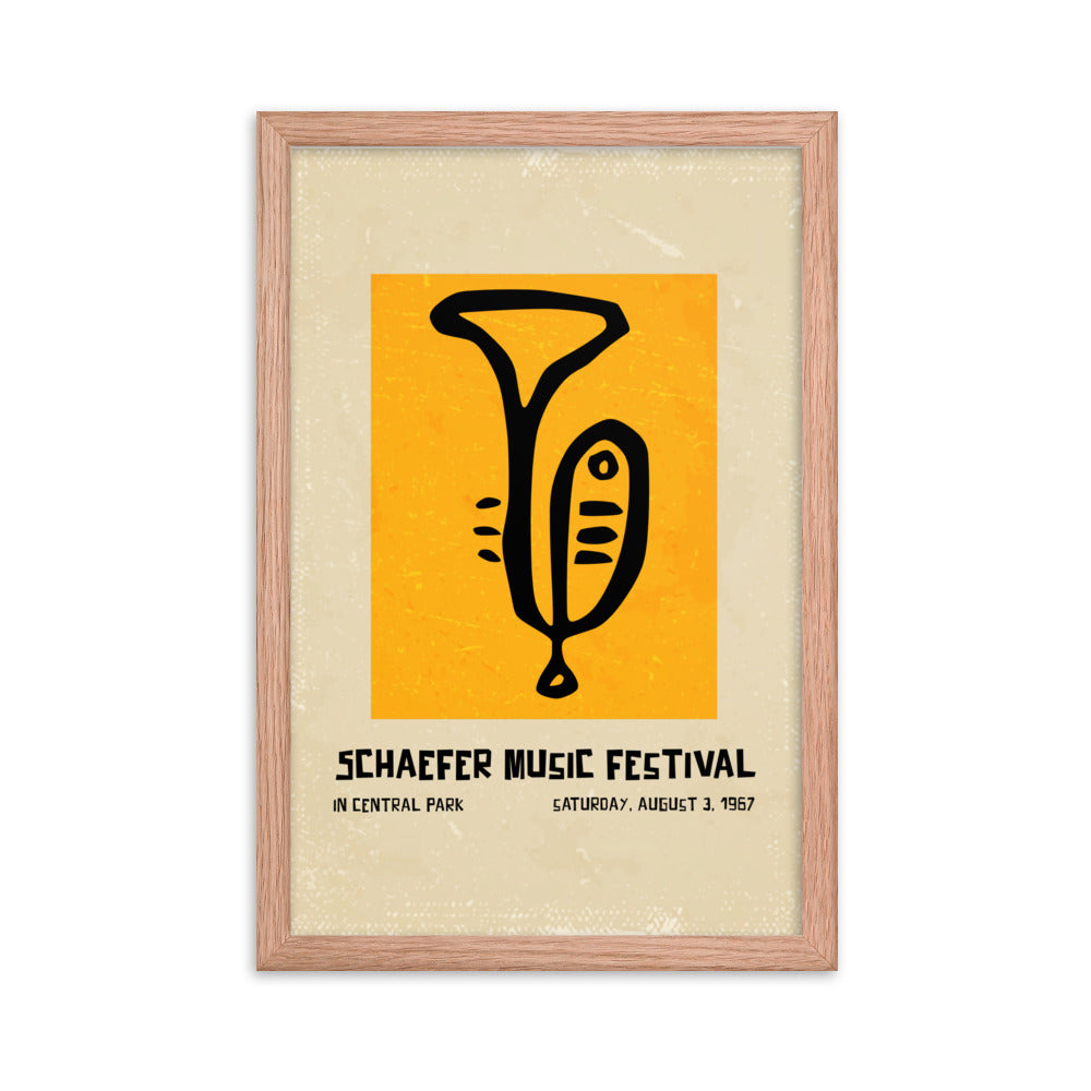 Central Park Jazz Festival 1967 Framed Print