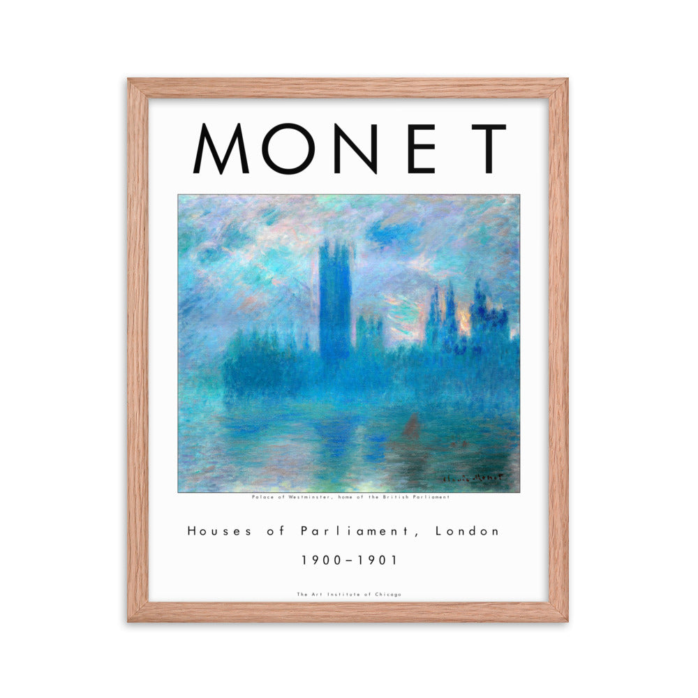 Houses of Parliament by Claude Monet Framed Print