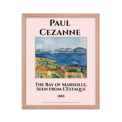 The Bay of Marseille, Seen from L’Estaque by Paul Cezanne Framed Print