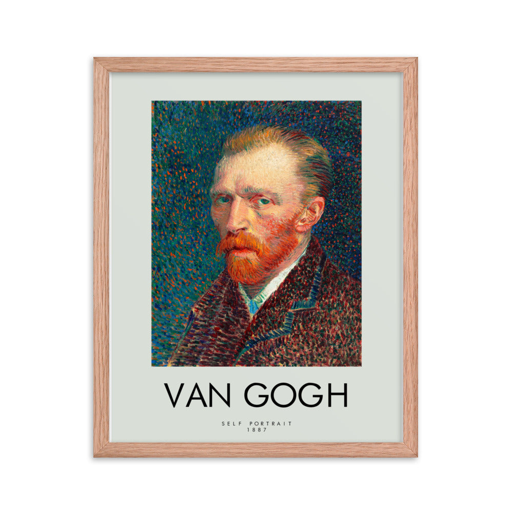 Van Gogh Self Portrait 1887 Framed Print