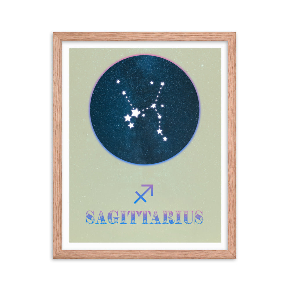 Sagittarius Zodiac Framed Print