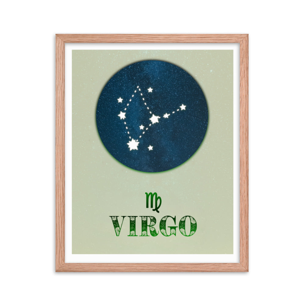 Virgo Zodiac Framed Print