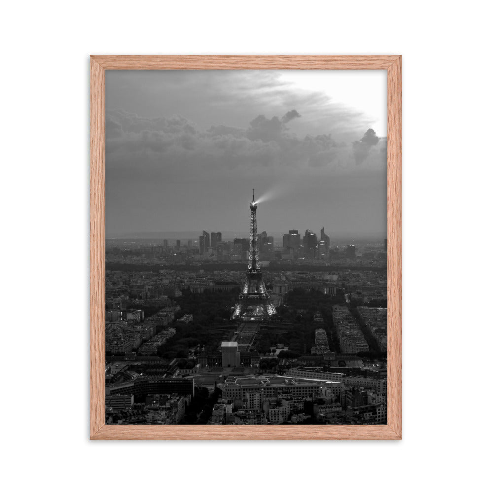 Paris Skyline Framed Print