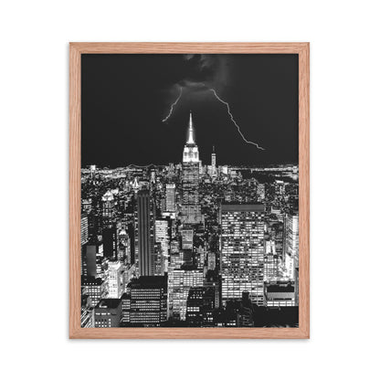 New York Skyline Framed Print