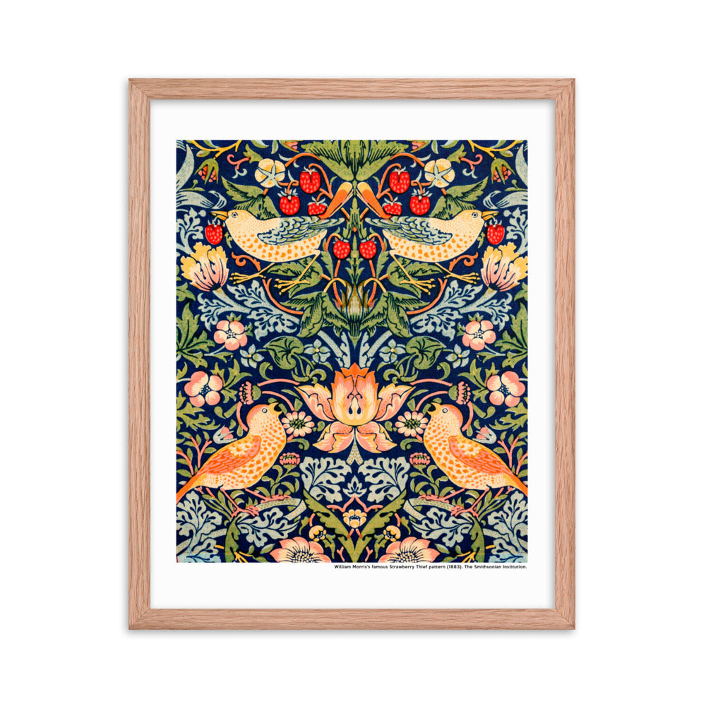 Strawberry Thief - William Morris Framed Print