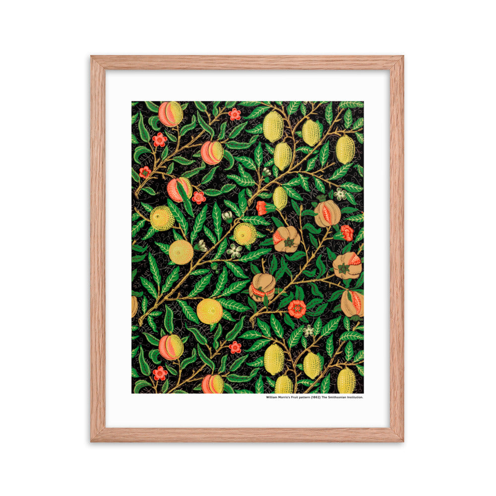 Fruit Pattern - William Morris Framed Print