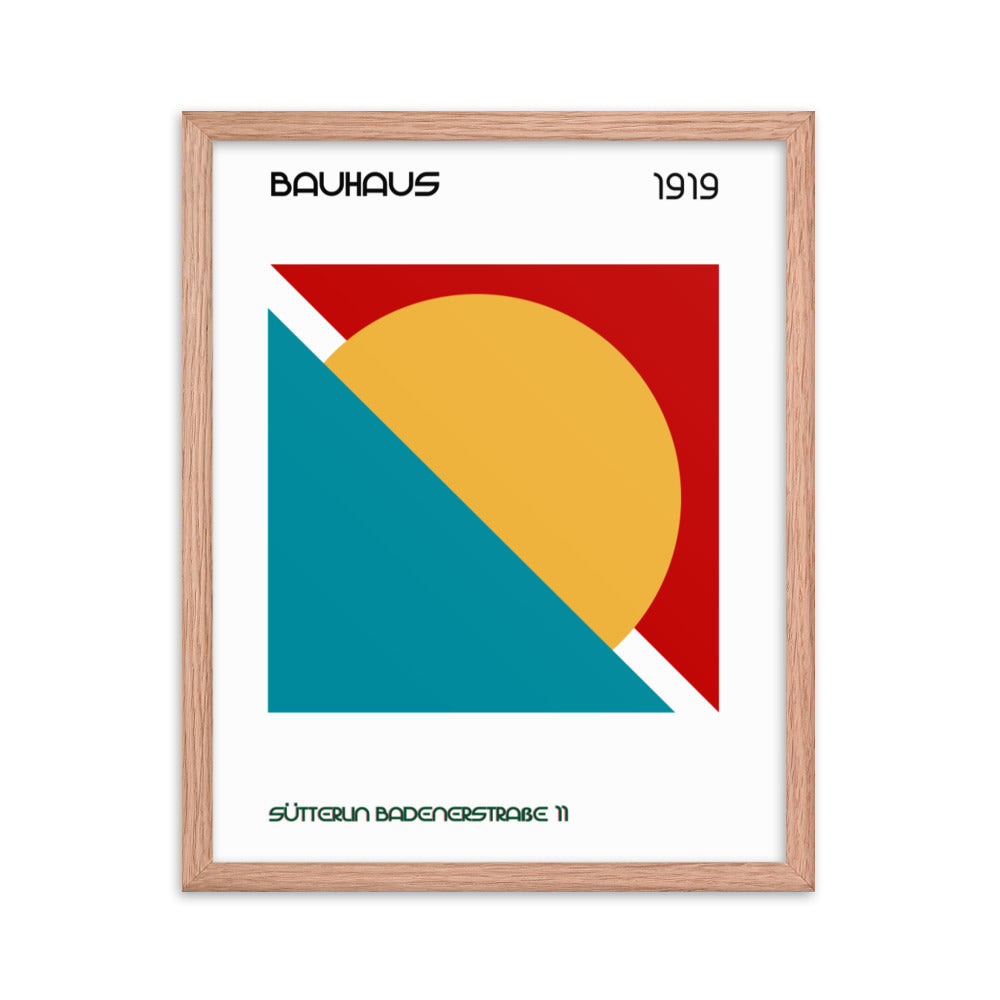 Sutterlin Badenerstrasse Bauhaus Framed Print