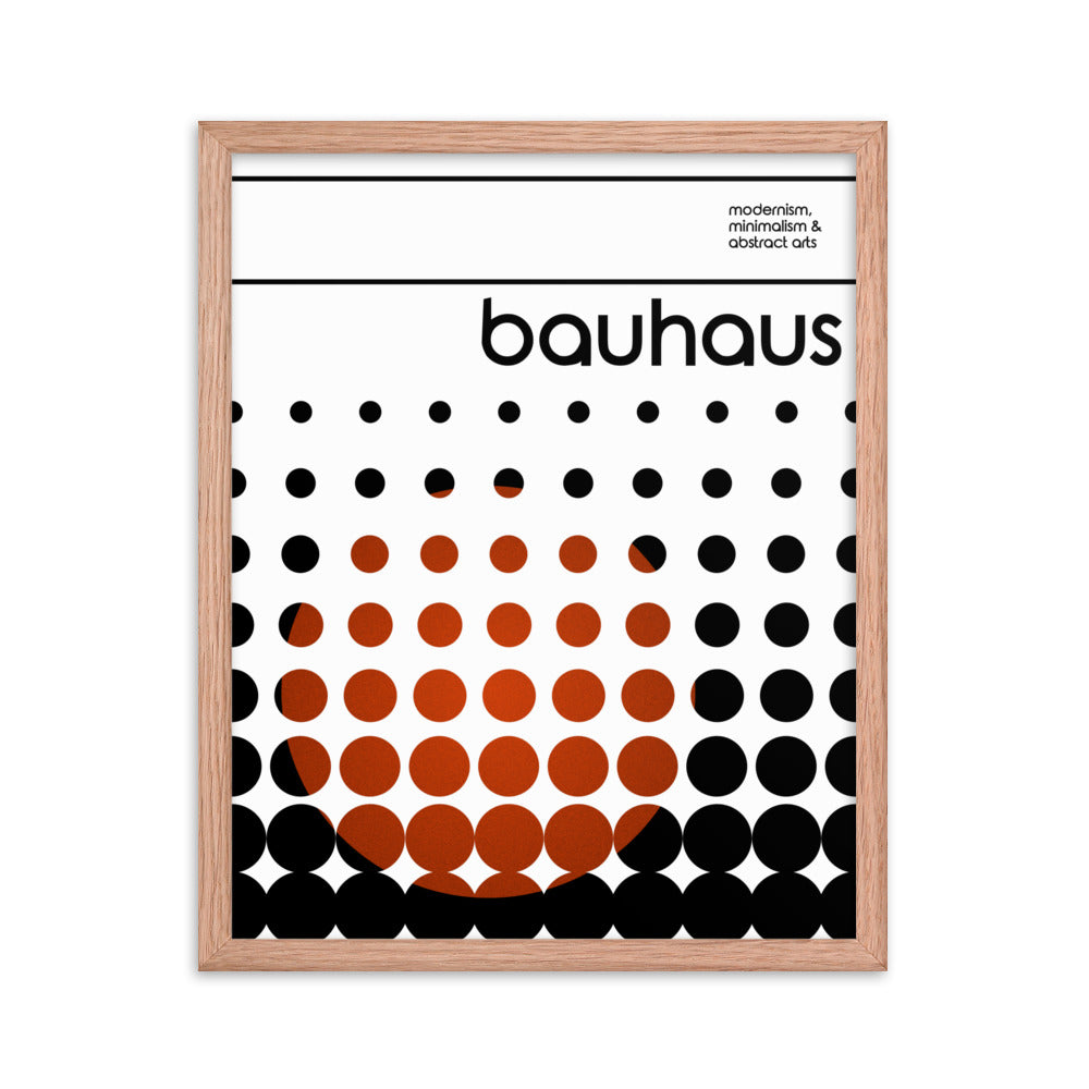 Bauhaus Transient Framed Print