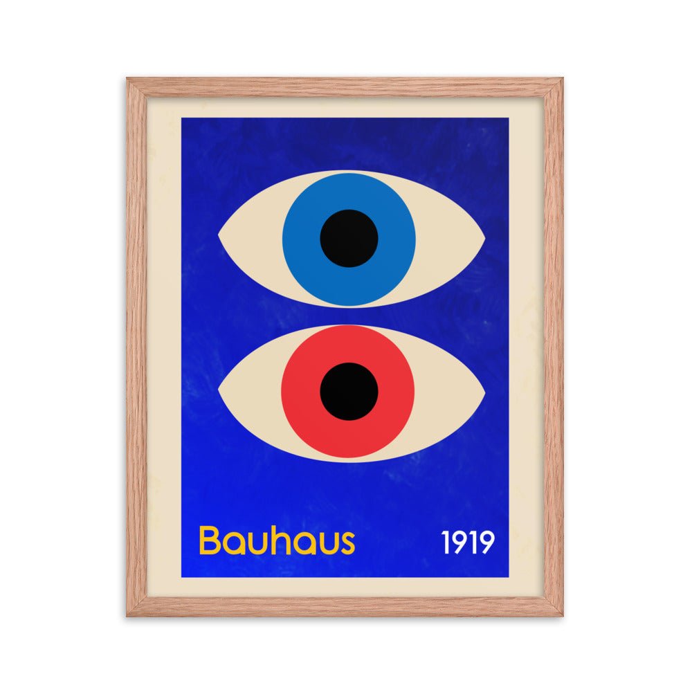 Bauhaus Eyes Framed Print