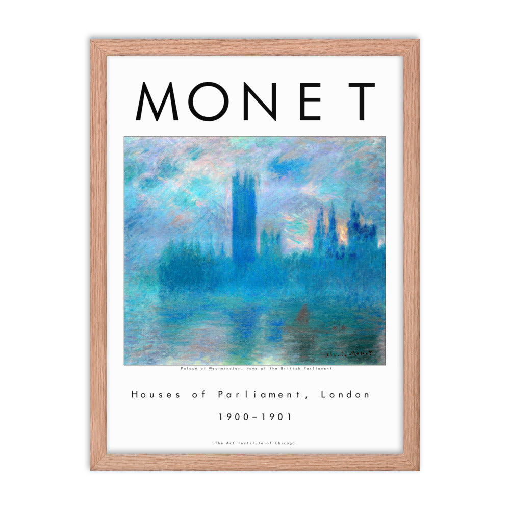 Houses of Parliament by Claude Monet Framed Print