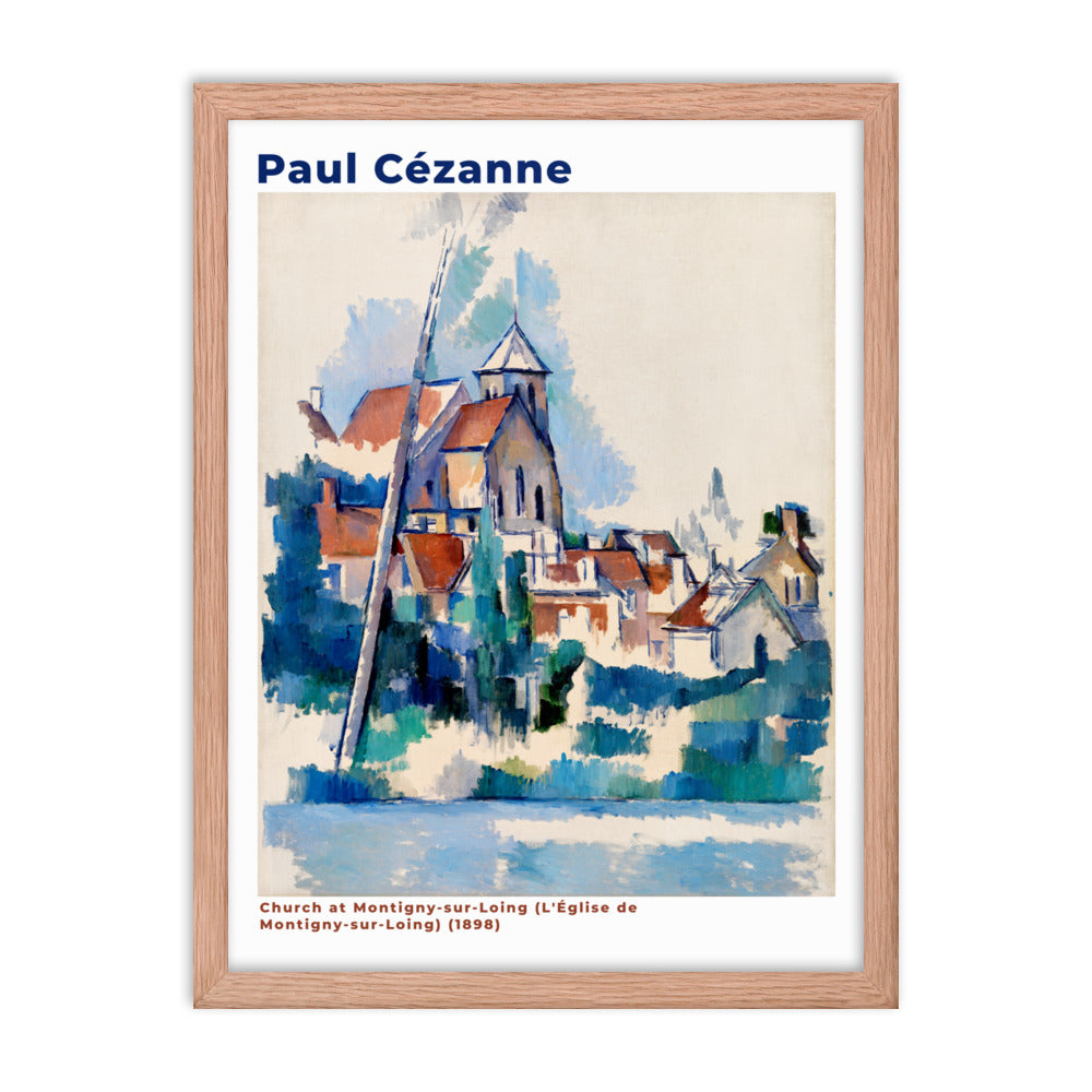 Church at Montigny-sur-Loing by Paul Cezanne Framed Print