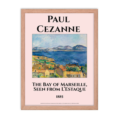 The Bay of Marseille, Seen from L’Estaque by Paul Cezanne Framed Print