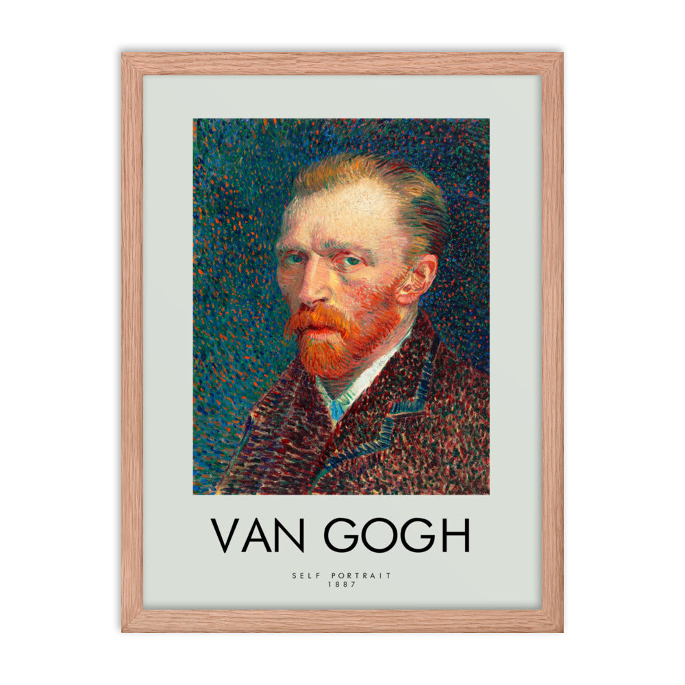 Van Gogh Self Portrait 1887 Framed Print