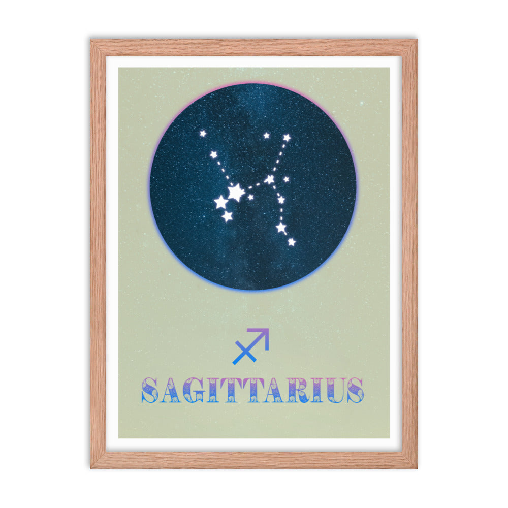 Sagittarius Zodiac Framed Print