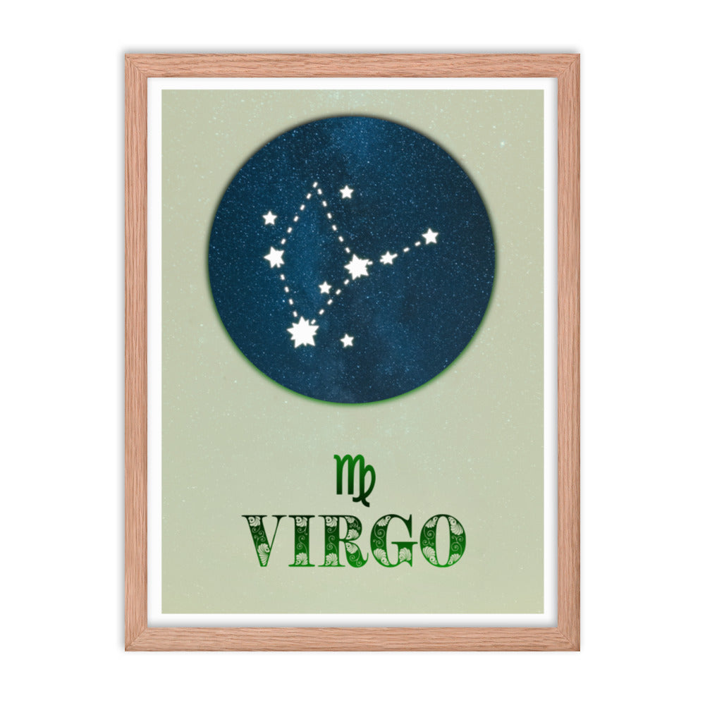 Virgo Zodiac Framed Print