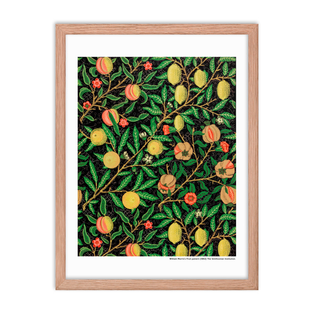 Fruit Pattern - William Morris Framed Print