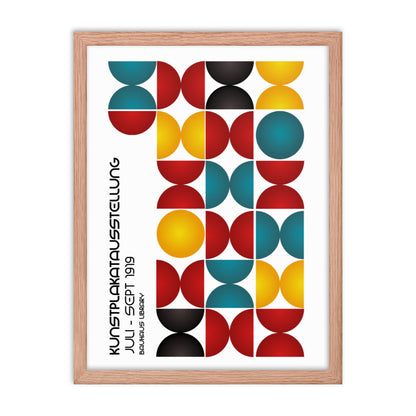 Kunstplakat Ausstellung Bauhaus Framed Print