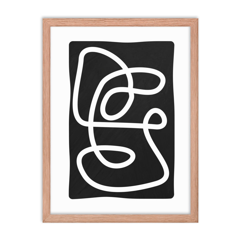 Abstract Line Art Framed Print