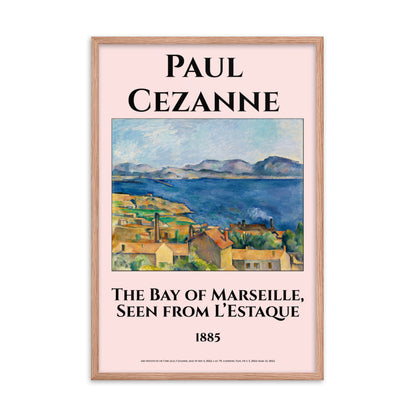 The Bay of Marseille, Seen from L’Estaque by Paul Cezanne Framed Print