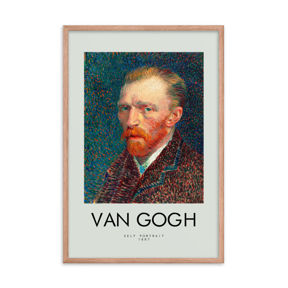 Van Gogh Self Portrait 1887 Framed Print