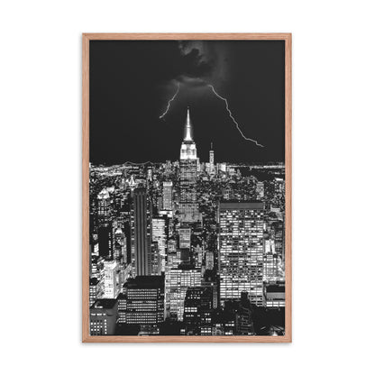 New York Skyline Framed Print