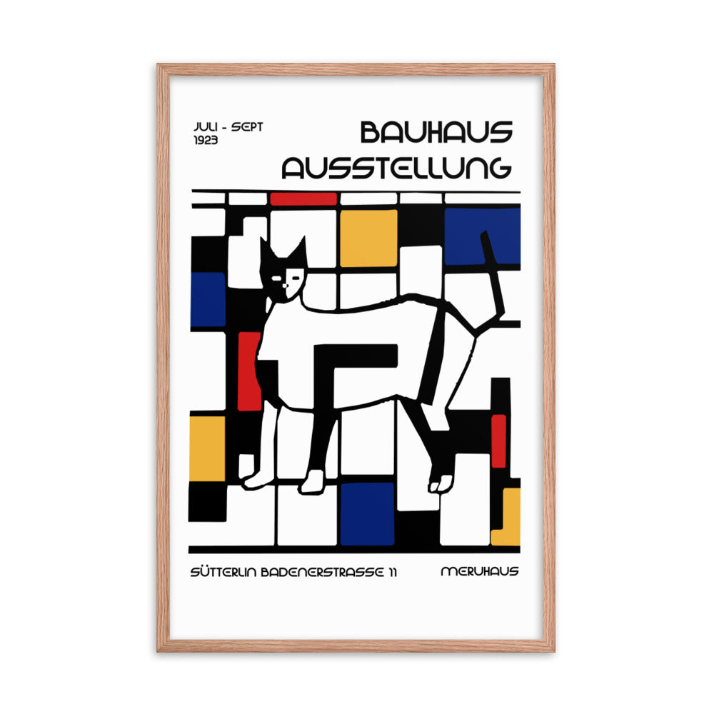 Bauhaus Austellung - Sütterlin Badenerstrasse Framed Print