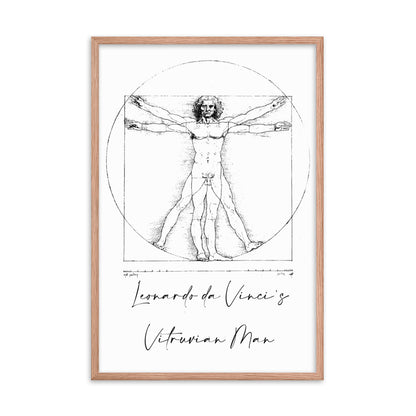 Leonardo da Vinci's Vitruvian Man Framed Print