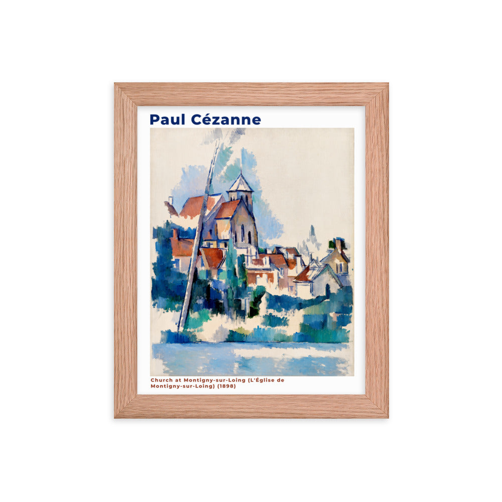 Church at Montigny-sur-Loing by Paul Cezanne Framed Print