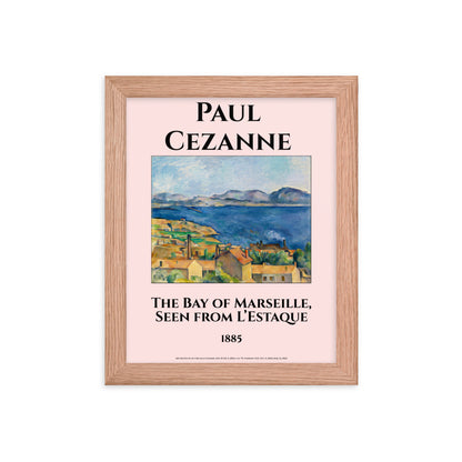 The Bay of Marseille, Seen from L’Estaque by Paul Cezanne Framed Print